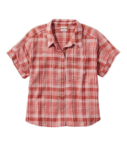 L.L.Bean | Women's L.L.Bean Day Breeze Shirt, Short-Sleeve Button-Front