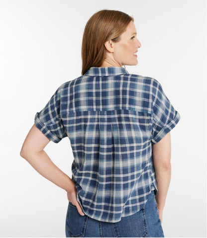 L.L.Bean | Women's L.L.Bean Day Breeze Shirt, Short-Sleeve Button-Front