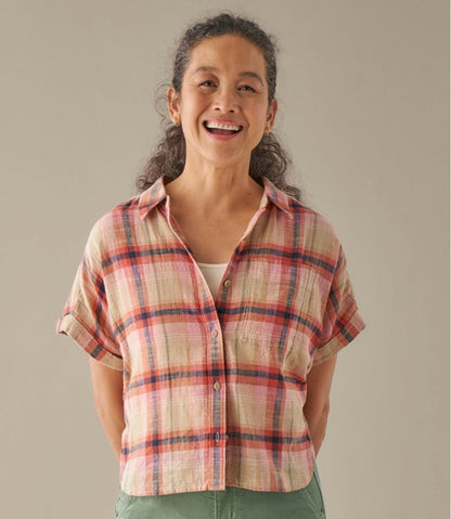 L.L.Bean | Women's L.L.Bean Day Breeze Shirt, Short-Sleeve Button-Front