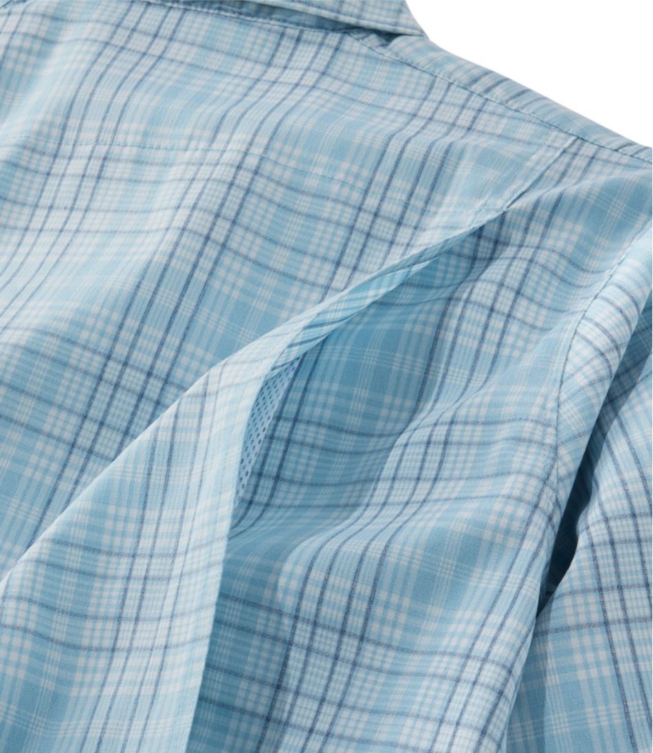 L.L.Bean | Women's Tropicwear Shirt, Plaid Long-Sleeve
