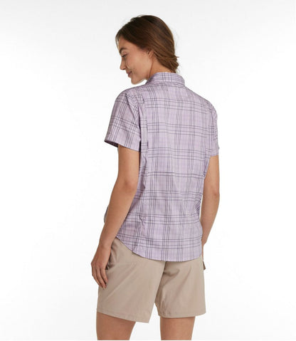 L.L.Bean | Women's Tropicwear Shirt, Plaid Short-Sleeve