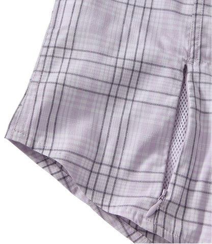L.L.Bean | Women's Tropicwear Shirt, Plaid Short-Sleeve