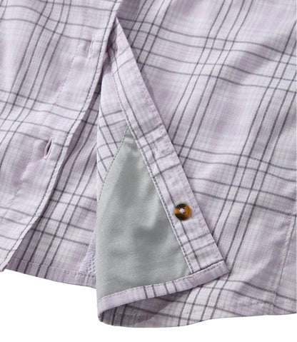 L.L.Bean | Women's Tropicwear Shirt, Plaid Short-Sleeve