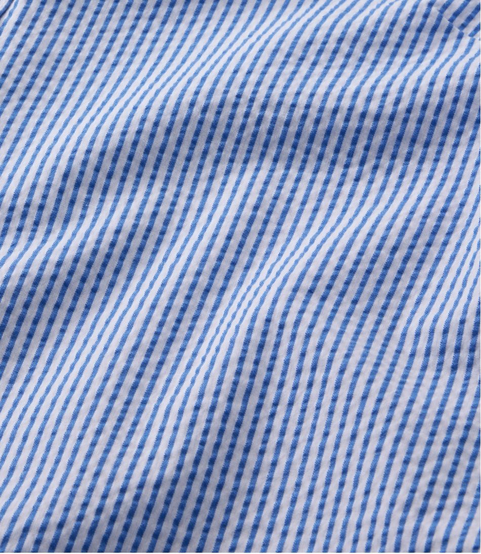 L.L.Bean | Women's Vacationland Seersucker Shirt, Long-Sleeve