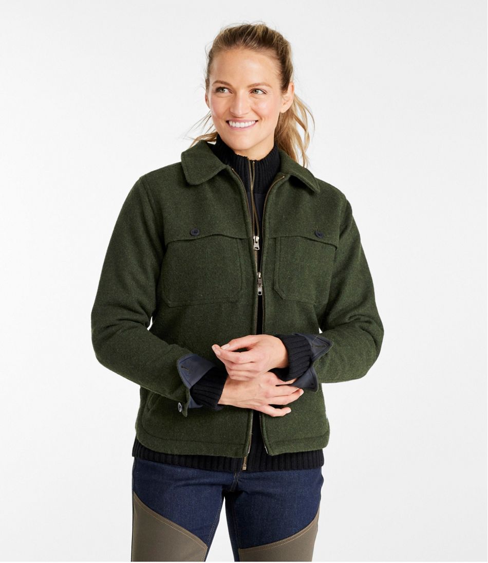 L.L.Bean | Women's Maine Guide Zip Front Jac-Shirt with Primaloft