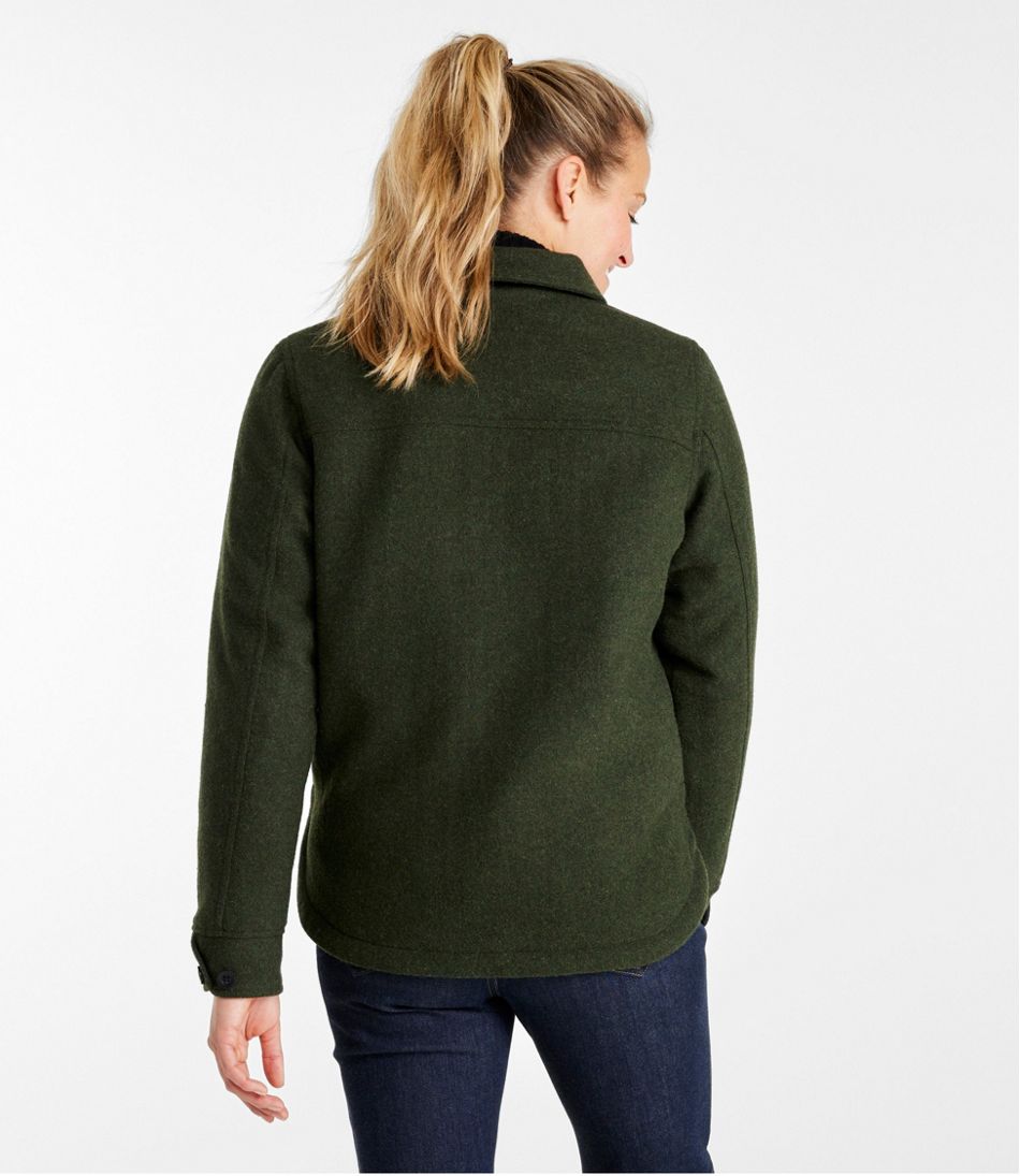 L.L.Bean | Women's Maine Guide Zip Front Jac-Shirt with Primaloft