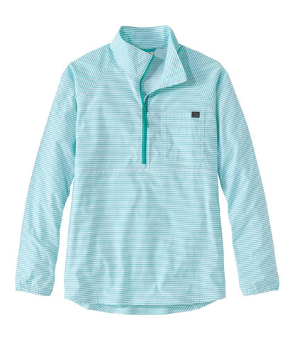 L.L.Bean | Women's Everyday SunSmart® Woven Shirt, Quarter-Zip Pullover Colorblock