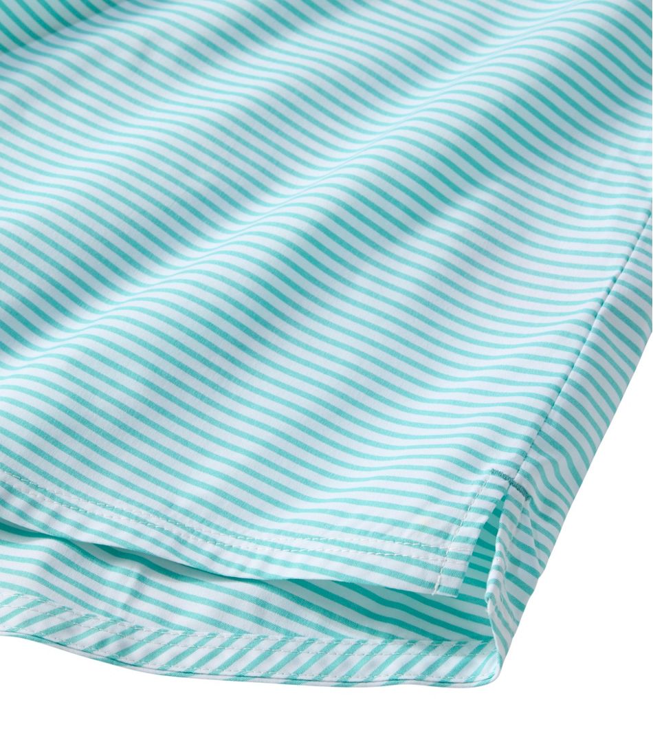 L.L.Bean | Women's Everyday SunSmart® Woven Shirt, Quarter-Zip Pullover Colorblock