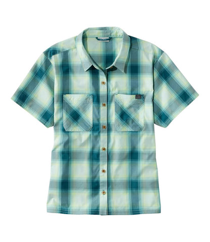L.L.Bean | Women's Everyday SunSmart® Woven Shirt, Short-Sleeve Plaid