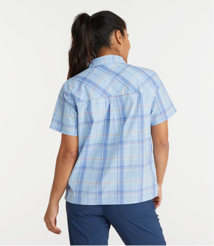 L.L.Bean | Women's Everyday SunSmart® Woven Shirt, Short-Sleeve Plaid