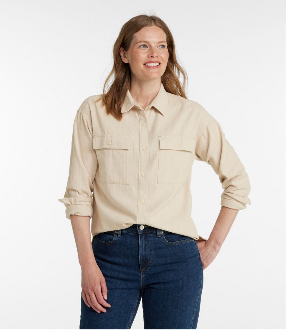 L.L.Bean | Women's Signature Camp Flannel Shirt, Heather