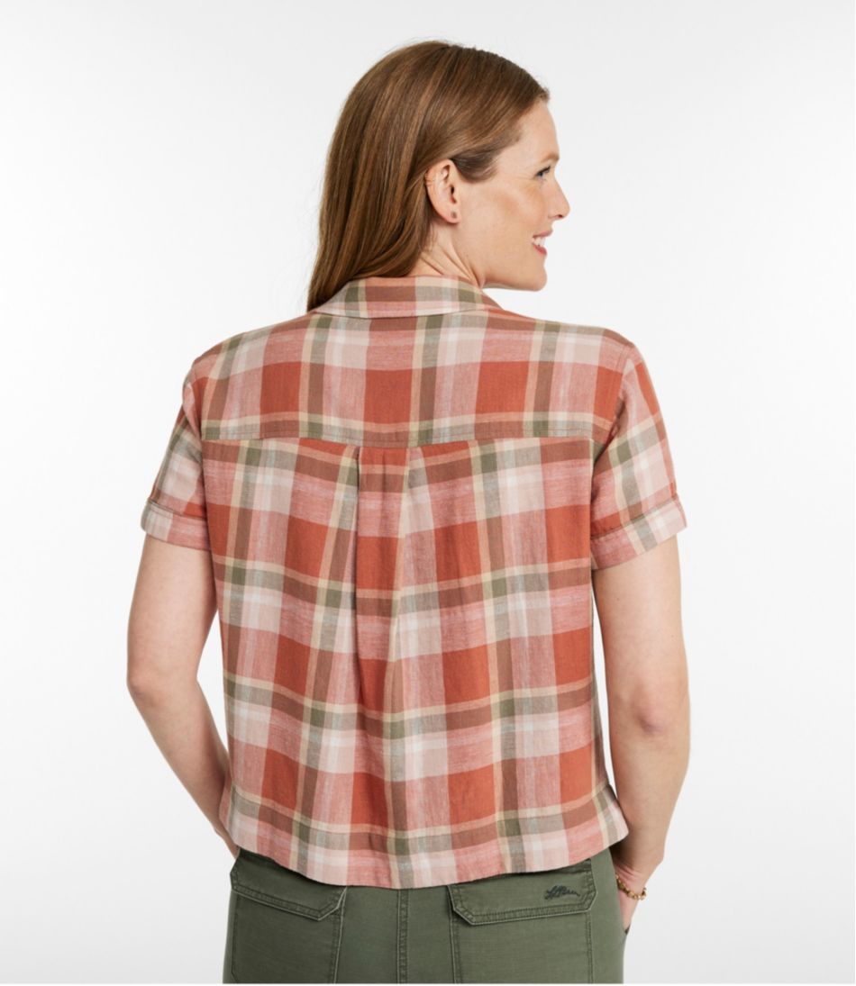 L.L.Bean | Women's Signature Hemp/Cotton Camp Shirt, Short-Sleeve