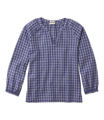 L.L.Bean | Women's Bean's Seacoast Seersucker Splitneck Shirt