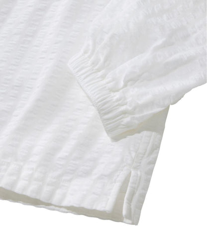 L.L.Bean | Women's Bean's Seacoast Seersucker Splitneck Shirt