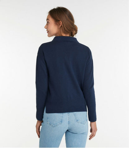 L.L.Bean | Women's Cotton/Cashmere Sweater, Polo