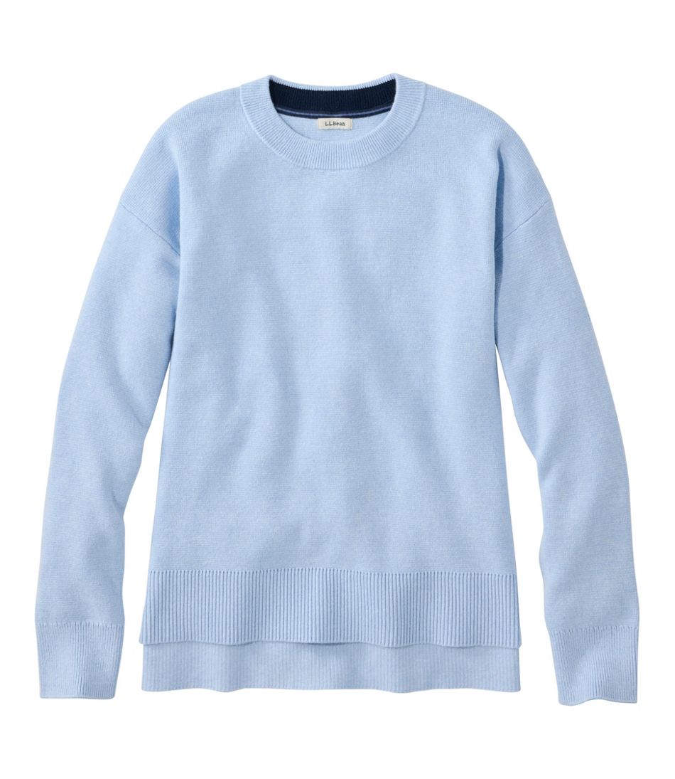 L.L.Bean | Women's Wicked Soft Cotton/Cashmere Crewneck Sweater