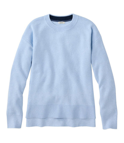 L.L.Bean | Women's Wicked Soft Cotton/Cashmere Crewneck Sweater