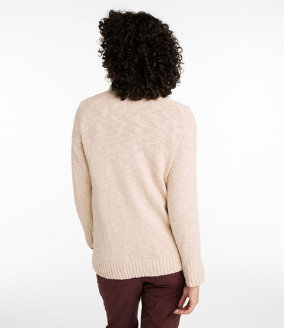 L.L.Bean | Women's Cotton Ragg Sweater, Funnelneck Pullover