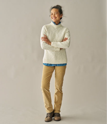 L.L.Bean | Women's Cotton Ragg Sweater, Funnelneck Pullover