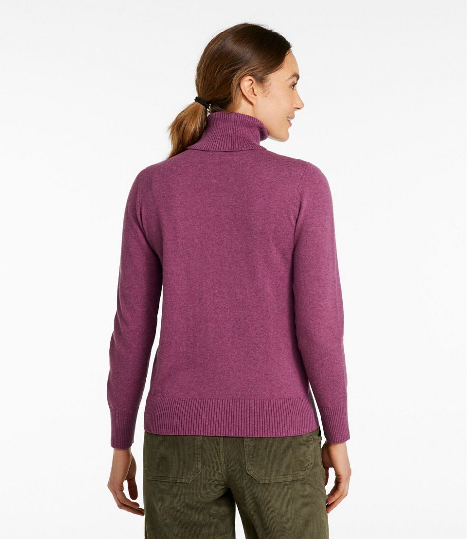 L.L.Bean | Women's Cotton/Cashmere Sweater, Turtleneck