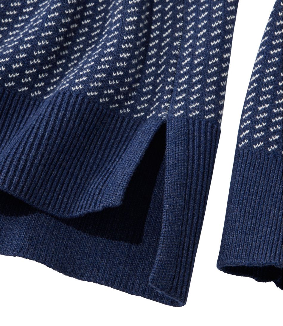 L.L.Bean | Women's Wicked Soft Cotton/Cashmere Crewneck Sweater, Pattern