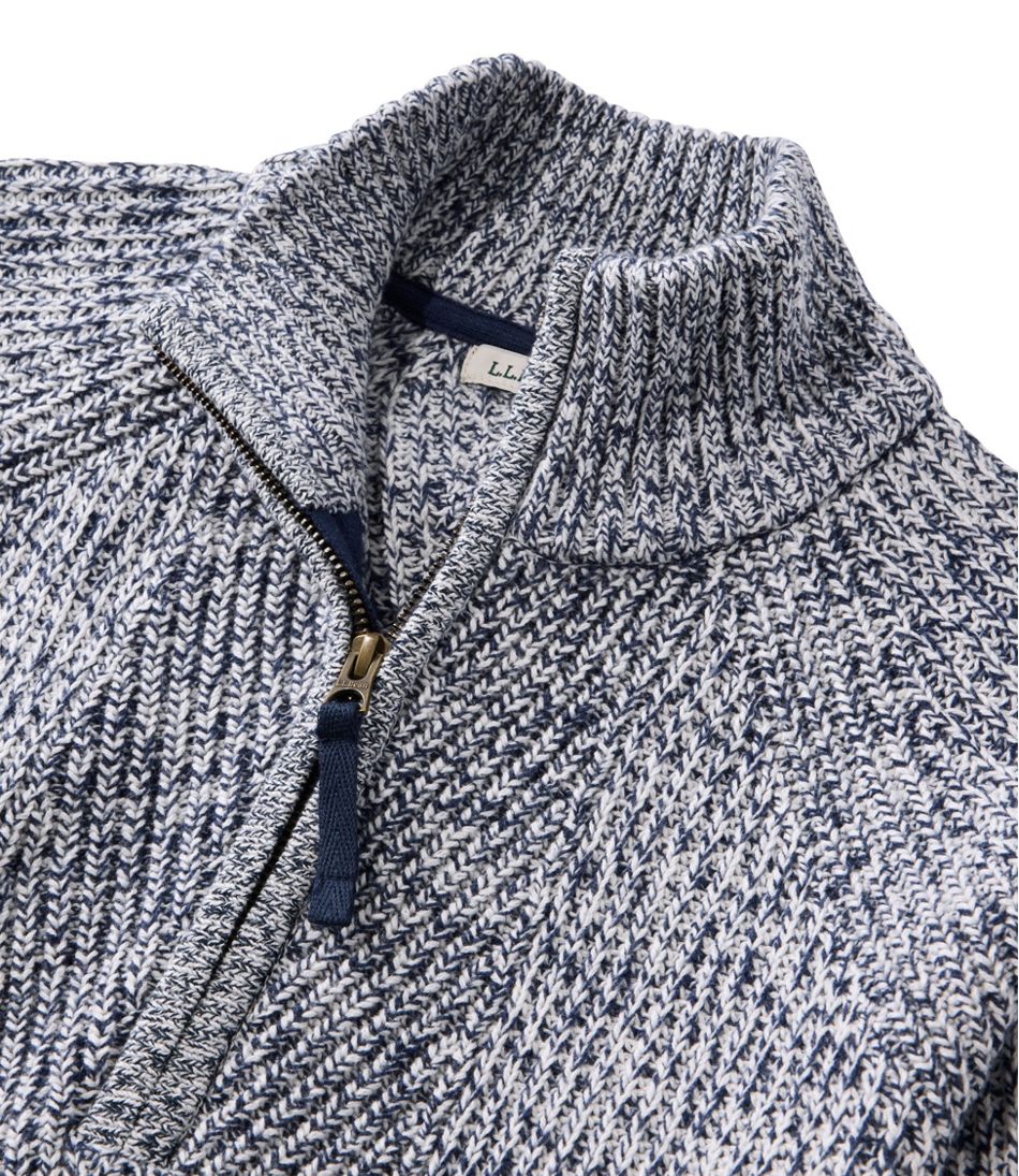 L.L.Bean | Women's Mariner Shaker Sweater, Quarter-Zip