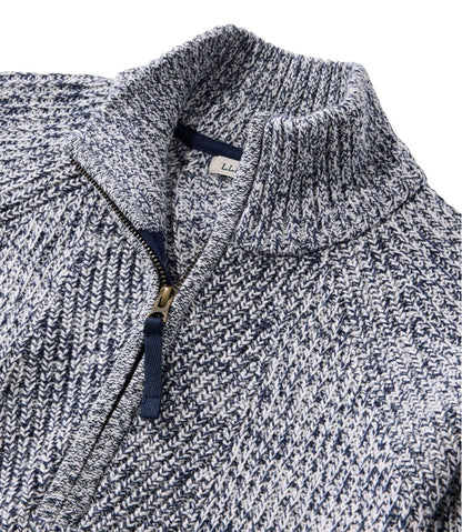 L.L.Bean | Women's Mariner Shaker Sweater, Quarter-Zip