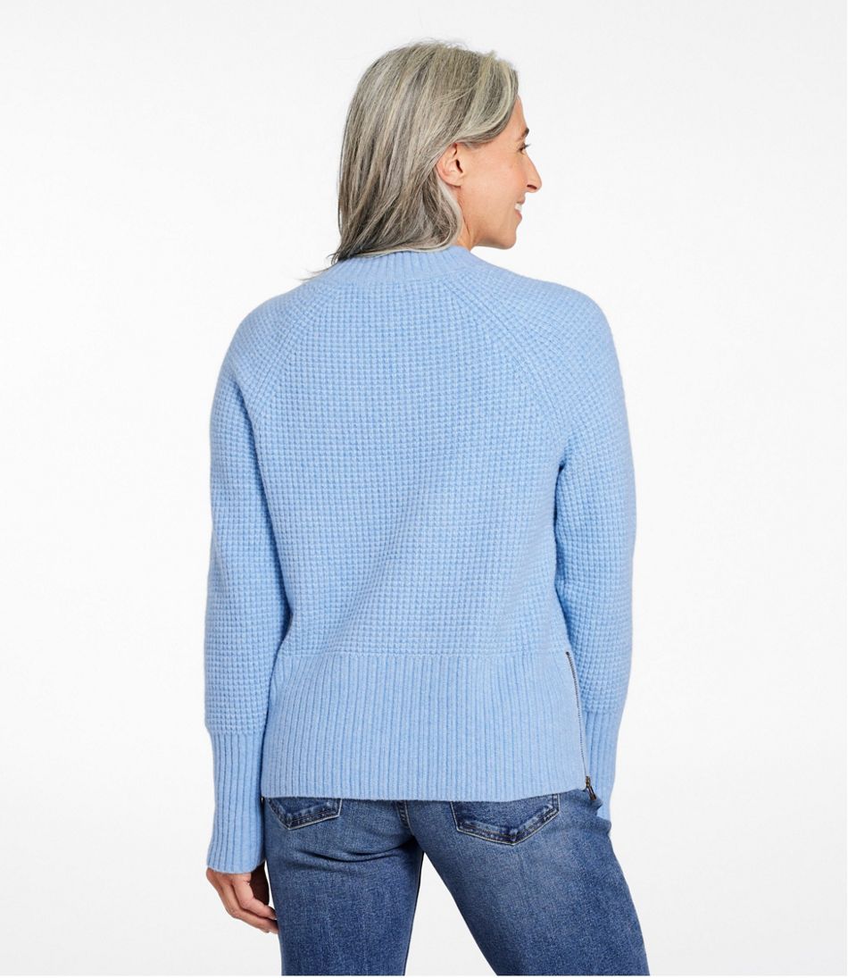 L.L.Bean | Women's SuperSoft Waffle Sweater, Crewneck