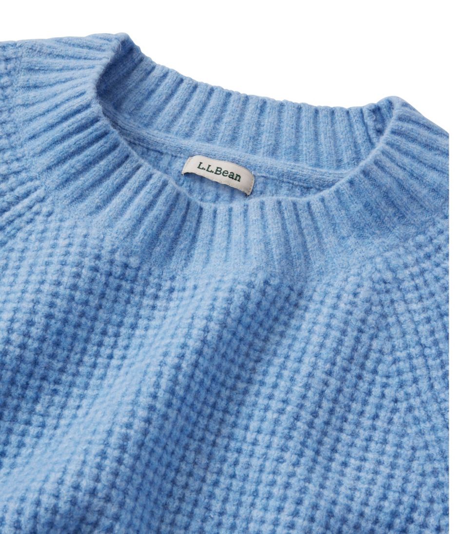L.L.Bean | Women's SuperSoft Waffle Sweater, Crewneck