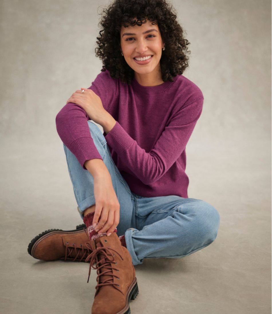 L.L.Bean | Women's Cotton/Cashmere Sweater, Crewneck
