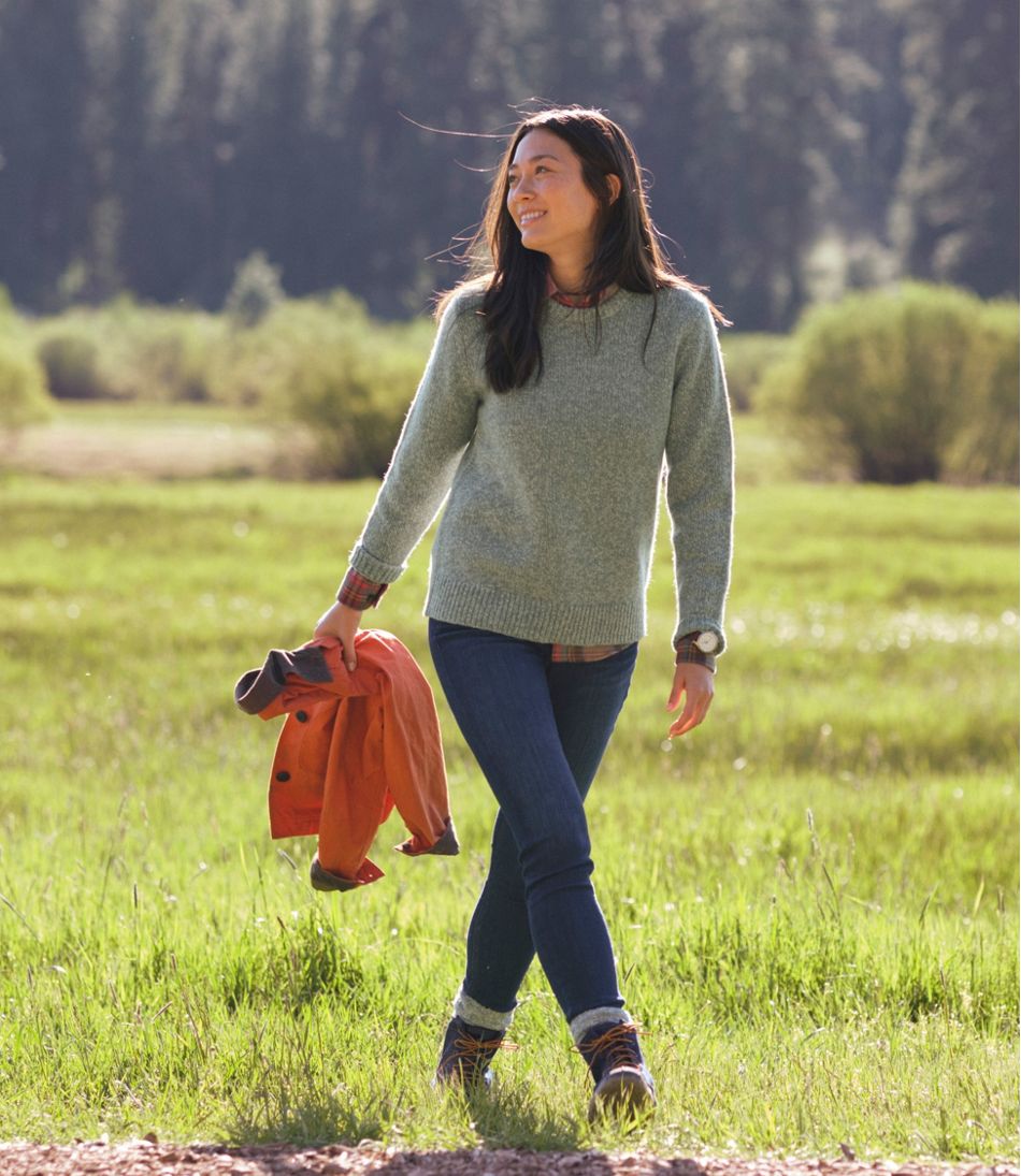 L.L.Bean | Women's Bean's Classic Ragg Wool Sweater, Crewneck
