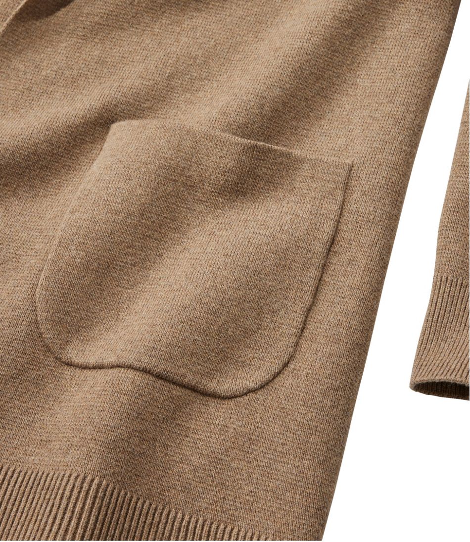 L.L.Bean | Women's Wicked Soft Cotton/Cashmere Coatigan Sweater