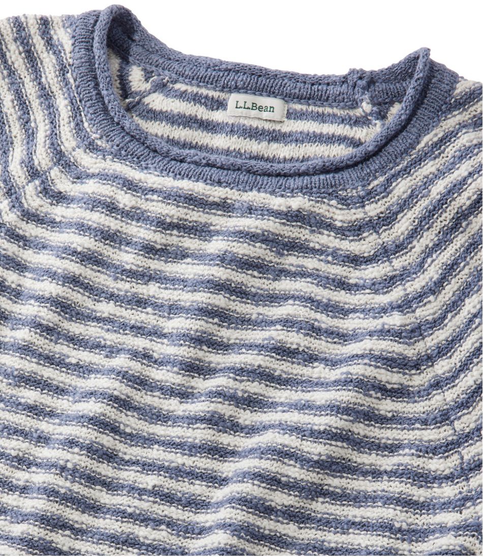L.L.Bean | Women's Midweight Cotton Slub Rollneck Pullover Stripe