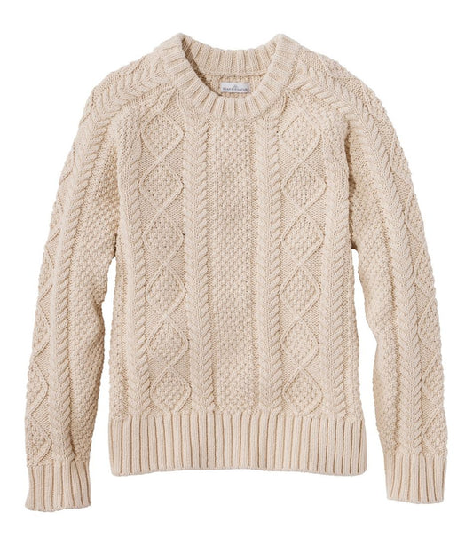 L.L.Bean | Women's Signature Cotton Fisherman Sweater, Crewneck