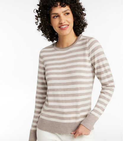 L.L.Bean | Women's Essential Merino Wool Sweater, Crewneck