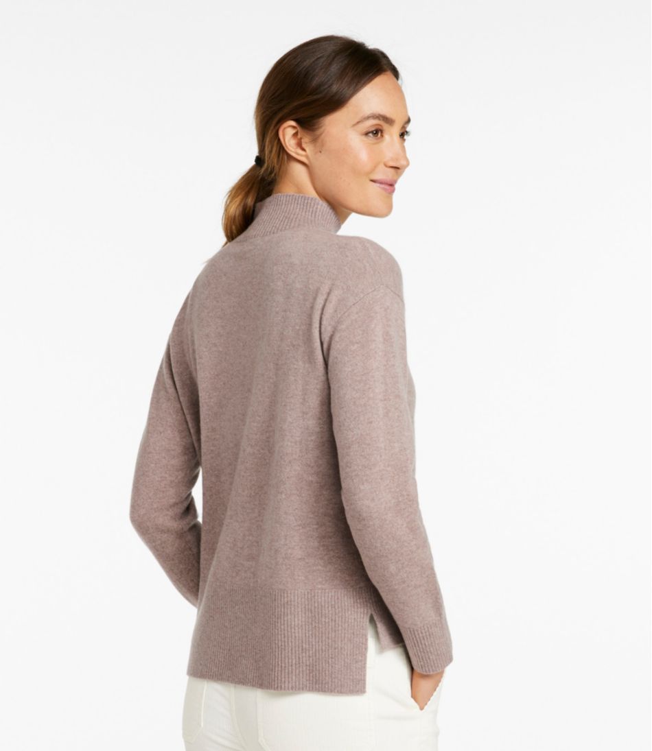 L.L.Bean | Women's Classic Cashmere Sweater, Relaxed Mockneck