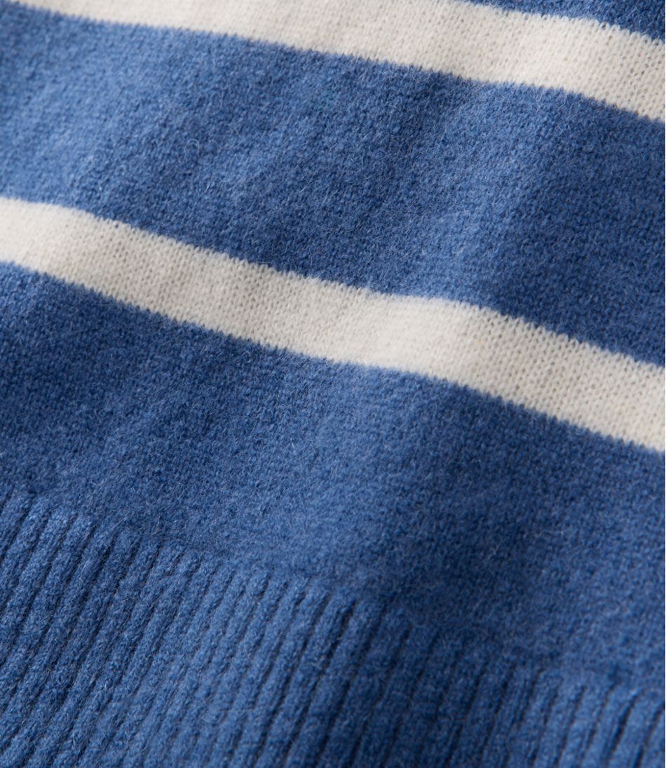 L.L.Bean | Women's Classic Cashmere Sweater, Crewneck Stripe