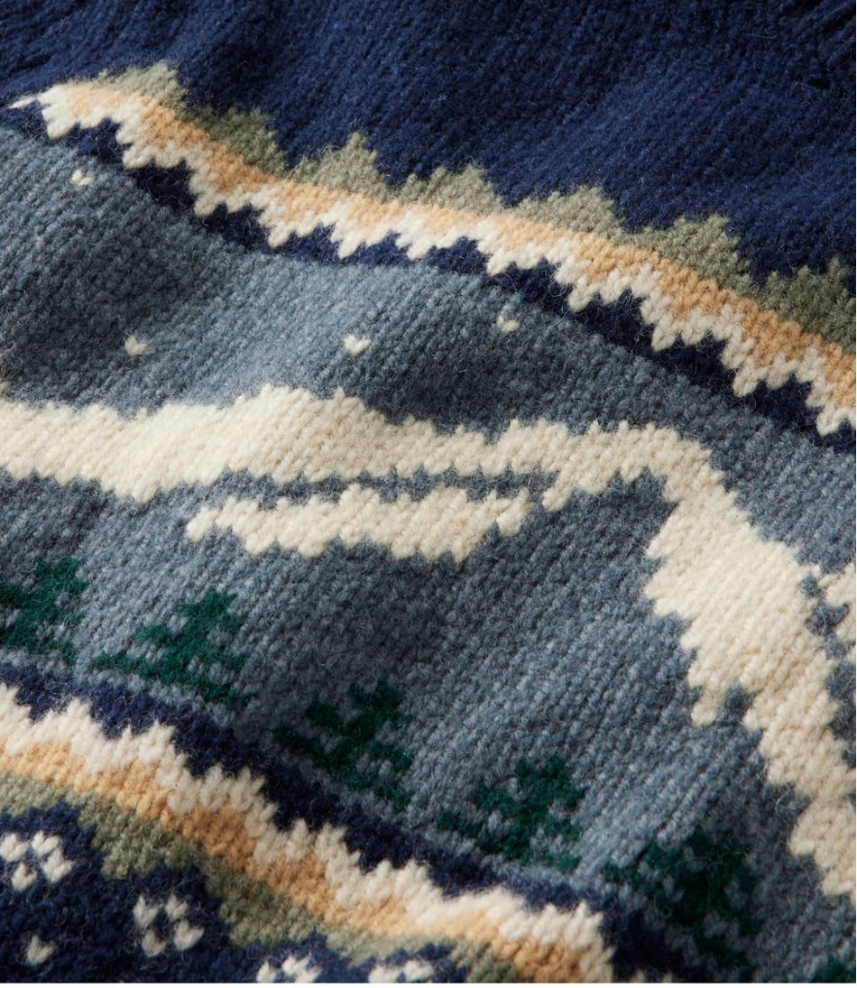 L.L.Bean | Women's Bean's Classic Ragg Wool Crewneck Intarsia Sweater