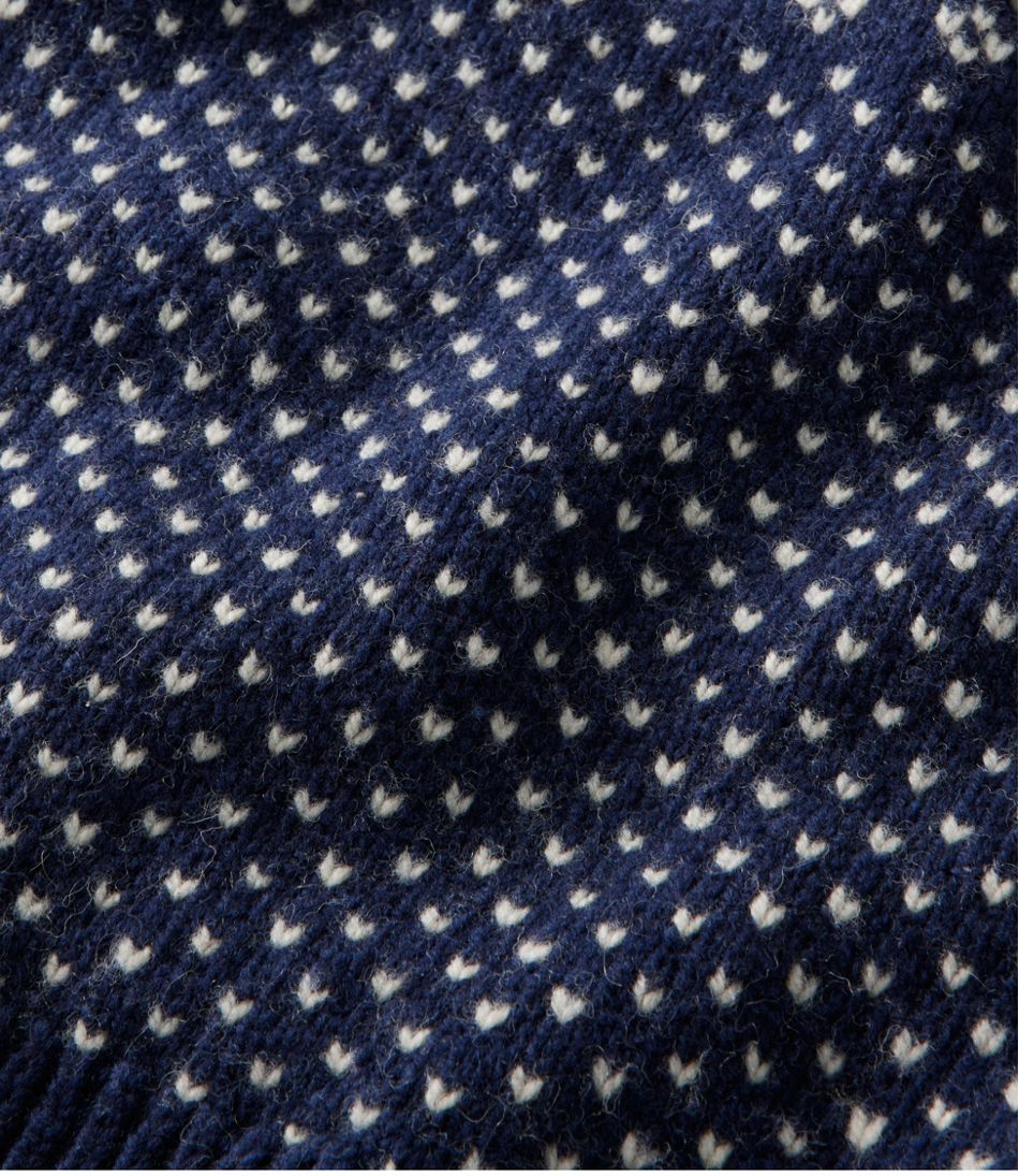 L.L.Bean | Women's Bean's Classic Ragg Wool Crewneck Intarsia Sweater