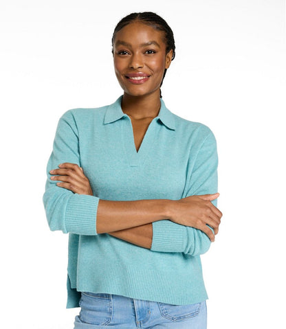 L.L.Bean | Women's Classic Cashmere Sweater, Relaxed Polo