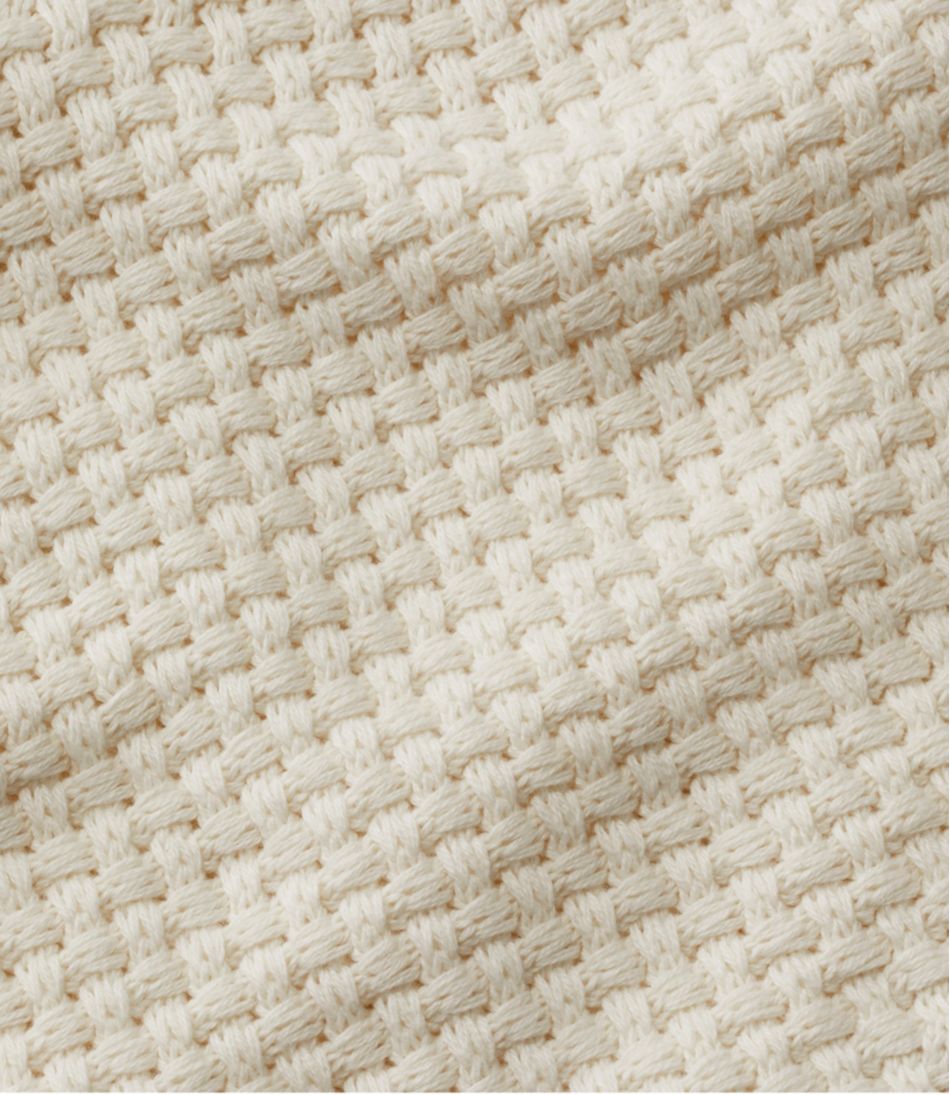 L.L.Bean | Women's Basketweave Sweater, Button-Front Cardigan