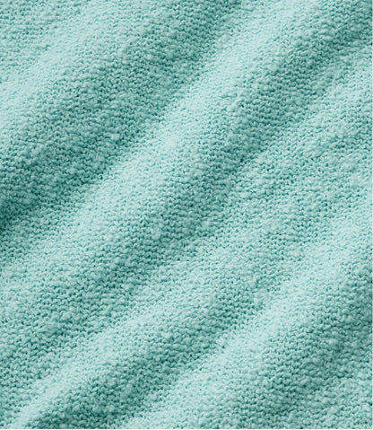 L.L.Bean | Women's Midweight Cotton Slub Sweater, Henley Short-Sleeve