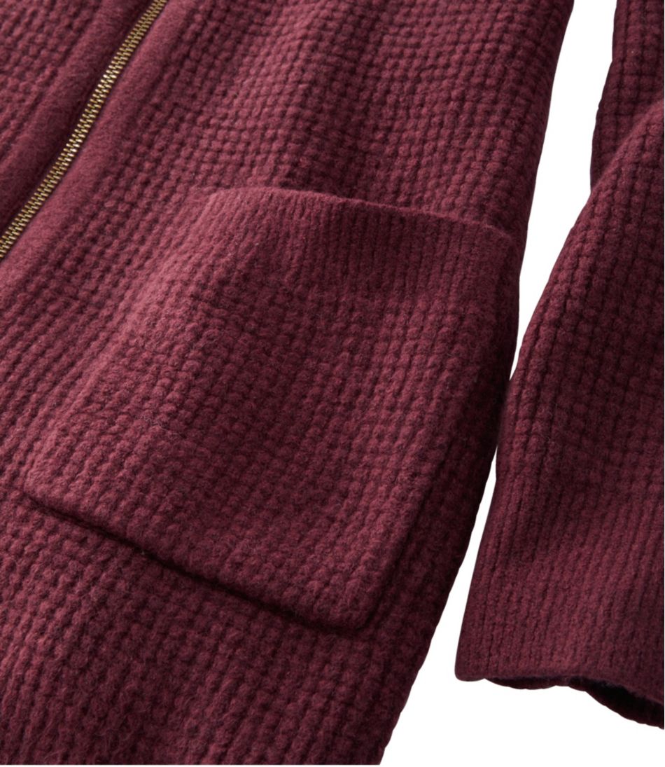 L.L.Bean | Women's SuperSoft Waffle Sweater, Coatigan