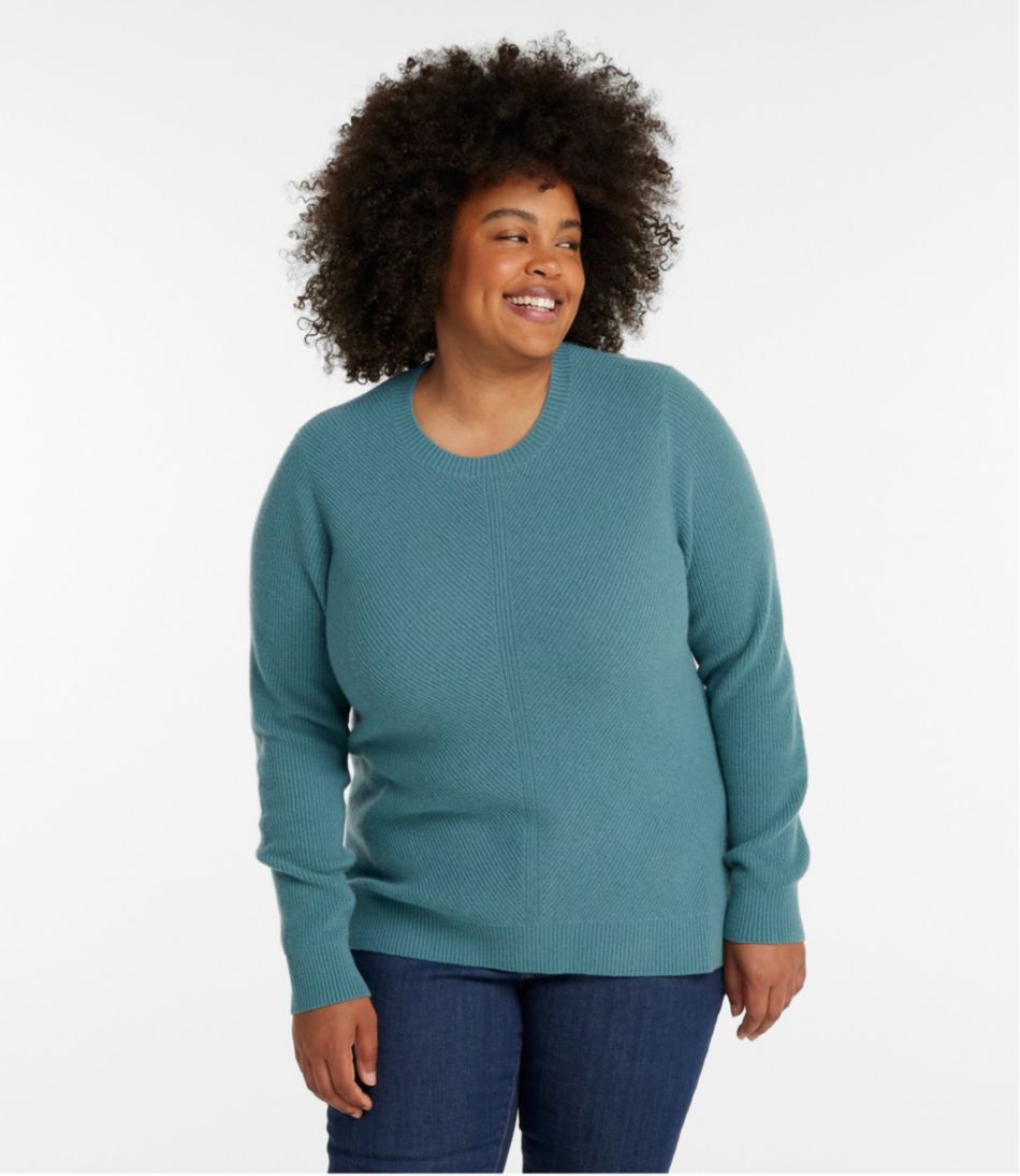 L.L.Bean | Women's Classic Cashmere Textured Sweater, Crewneck