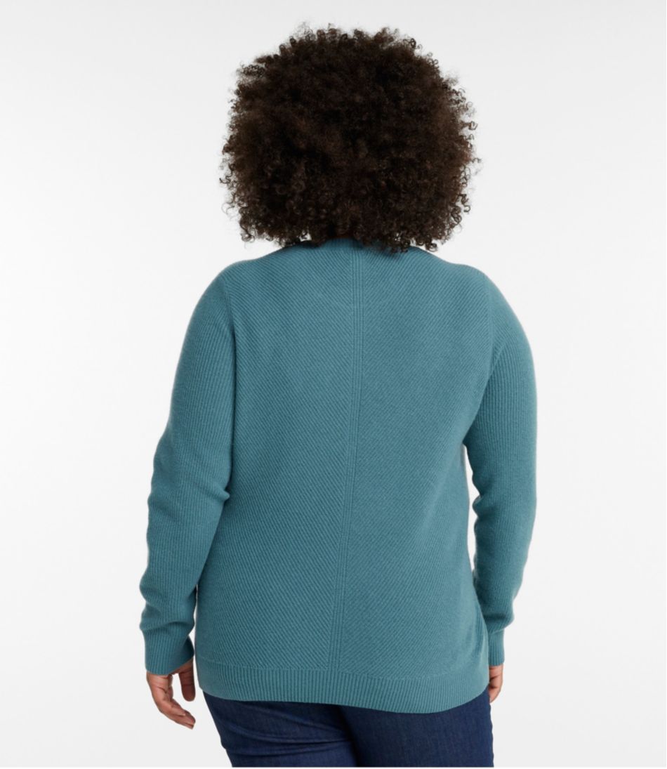 L.L.Bean | Women's Classic Cashmere Textured Sweater, Crewneck