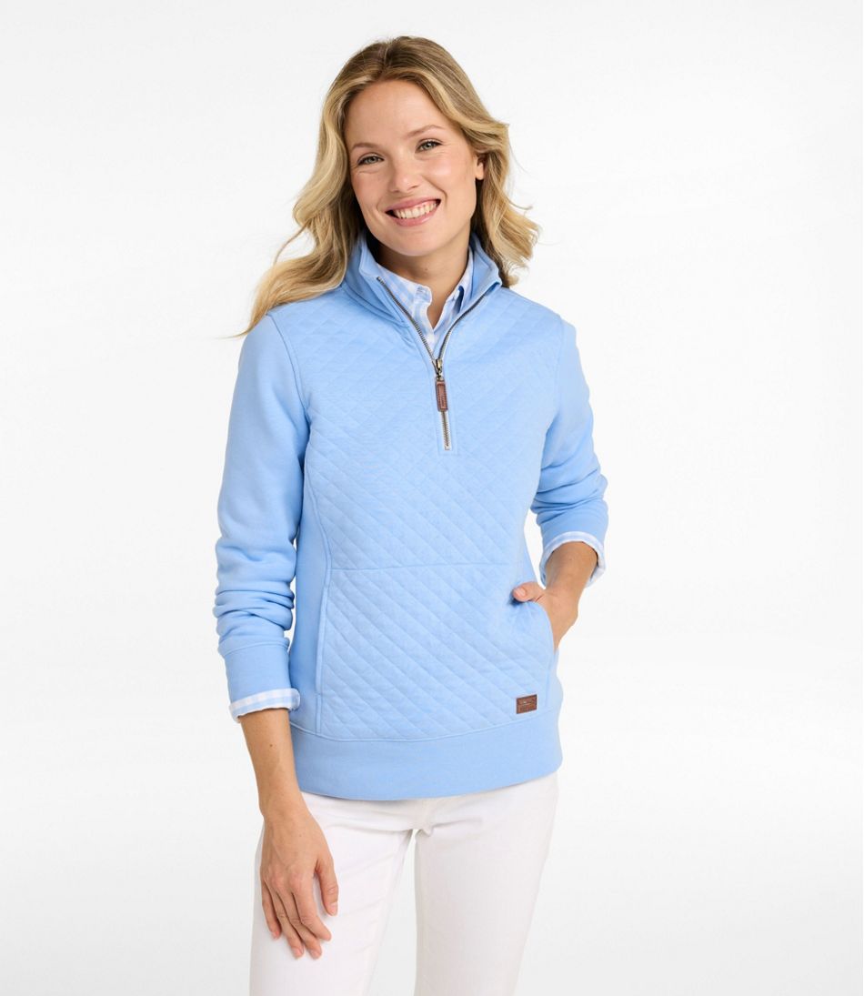 L.L.Bean | Women's Quilted Quarter-Zip Pullover