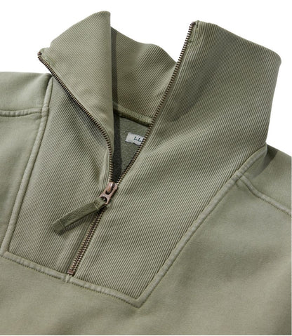 L.L.Bean | Women's Sunwashed Sweats, Quarter-Zip
