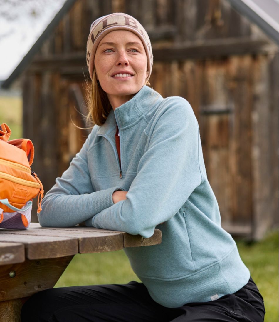 L.L.Bean | Women's L.L.Bean Cozy Pullover, Quarter-Zip