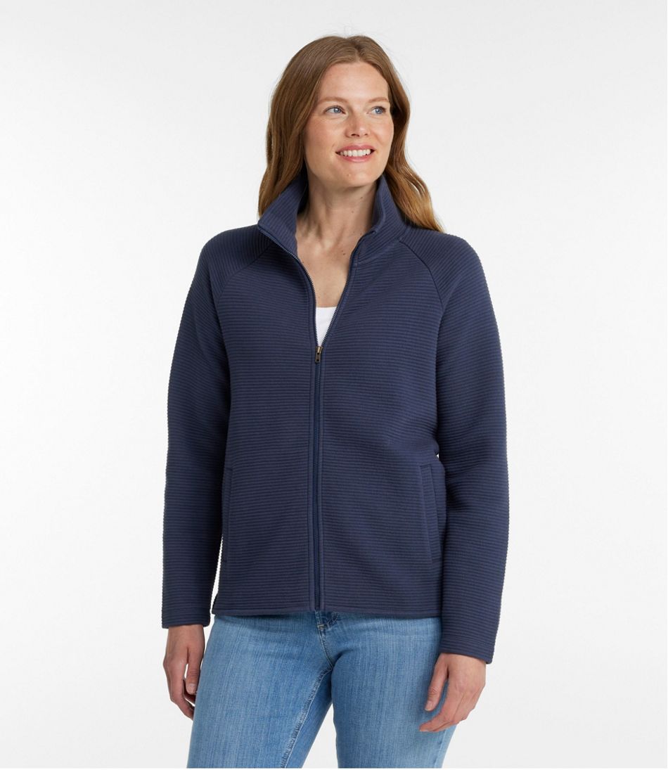L.L.Bean | Women's Lakewashed Double-Knit Full-Zip