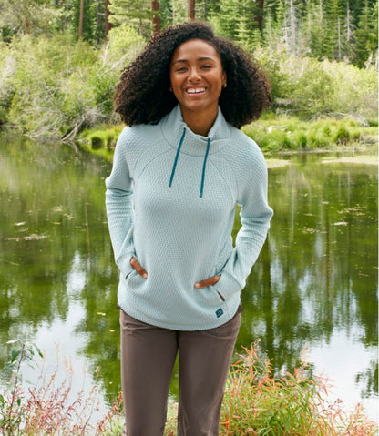 L.L.Bean | Women's Ridgeknit Crossneck Pullover